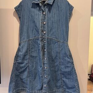 Universal Thread Denim Button-Up dress